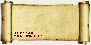 Jasmina Stojmenović vizit kartica